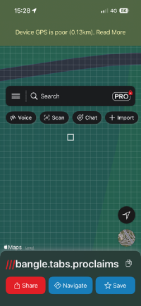 What3words screenshot